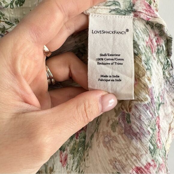 Loveshackfancy Merida Blouse in Beige - Picture 9 of 12